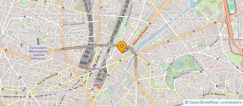 localisation de l'entreprise ENTREPRISE CLAUDE FAYOLLE à PARIS