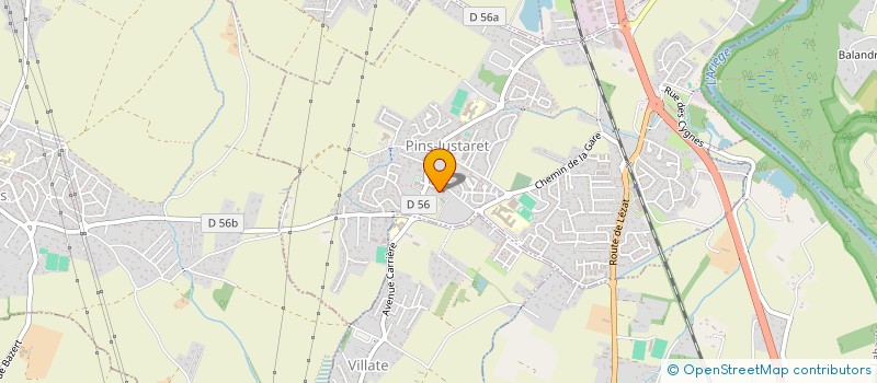 localisation de l'entreprise ENTREPRISE COFFE  PINS-JUSTARET