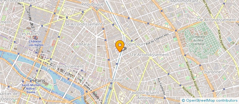 localisation de l'entreprise ENTREPRISE COLLIN  PARIS