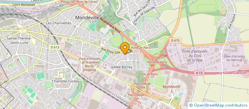 localisation de l'entreprise ENTREPRISE COLLIN-VERDUN à MONDEVILLE