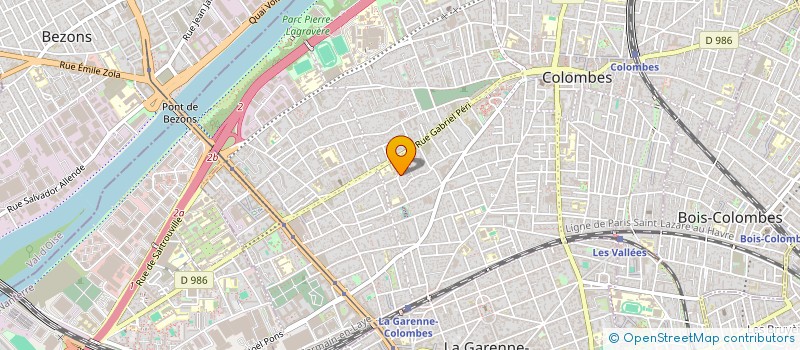 localisation de l'entreprise ENTREPRISE COLOMBES BATIMENT à COLOMBES