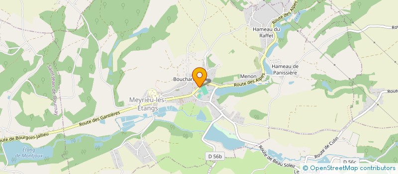 localisation de l'entreprise ENTREPRISE COLOMBIER FRERES à MEYRIEU-LES-ETANGS
