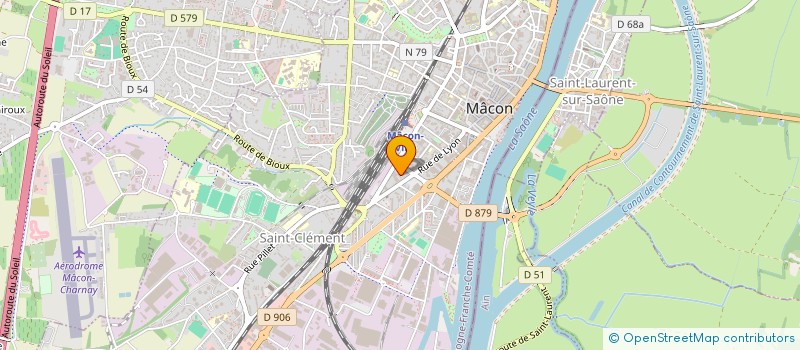 localisation de l'entreprise ENTREPRISE COMBIER SOC à MACON
