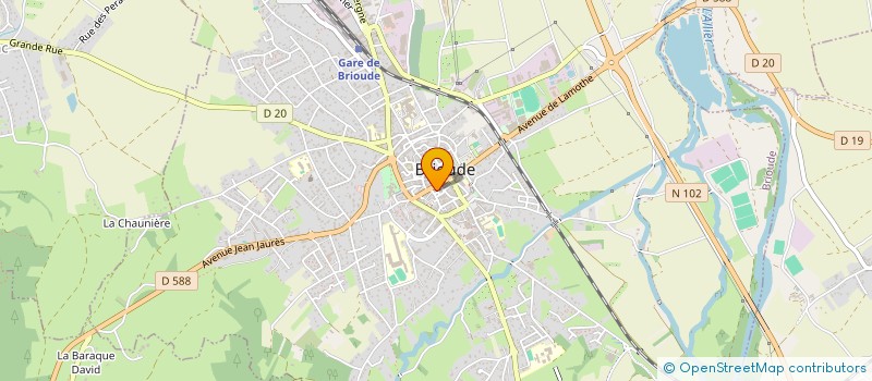 localisation de l'entreprise ENTREPRISE COMMERCIALE AZEVEDO  BRIOUDE