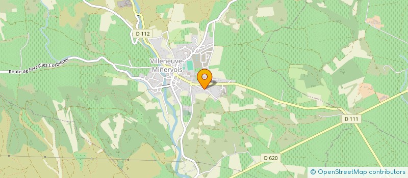 localisation de l'entreprise ENTREPRISE CONSTRUC ARTISANALE  VILLENEUVE-MINERVOIS