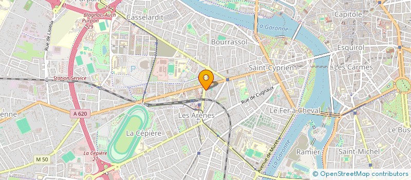 localisation de l'entreprise ENTREPRISE CONSTRUCTION 3 à TOULOUSE