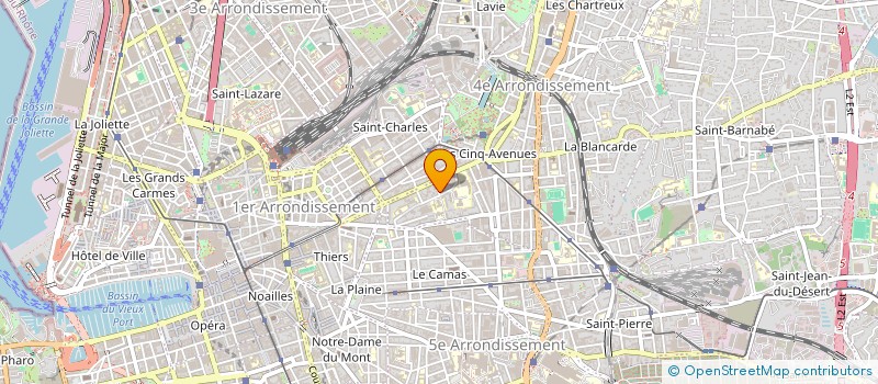 localisation de l'entreprise ENTREPRISE CONSTRUCTIONS BIVEROISES à MARSEILLE