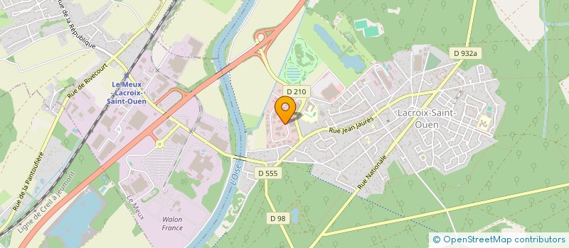localisation de l'entreprise ENTREPRISE COPEAUX ET SALMON à LACROIX-SAINT-OUEN