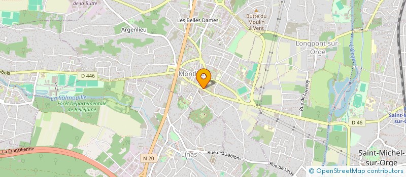localisation de l'entreprise ENTREPRISE COPPENS à MONTLHERY