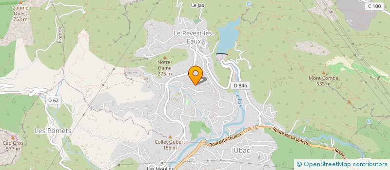 localisation de l'entreprise ENTREPRISE CORDELLE  LE REVEST-LES-EAUX