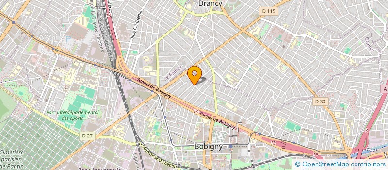 localisation de l'entreprise ENTREPRISE COSTE à BOBIGNY