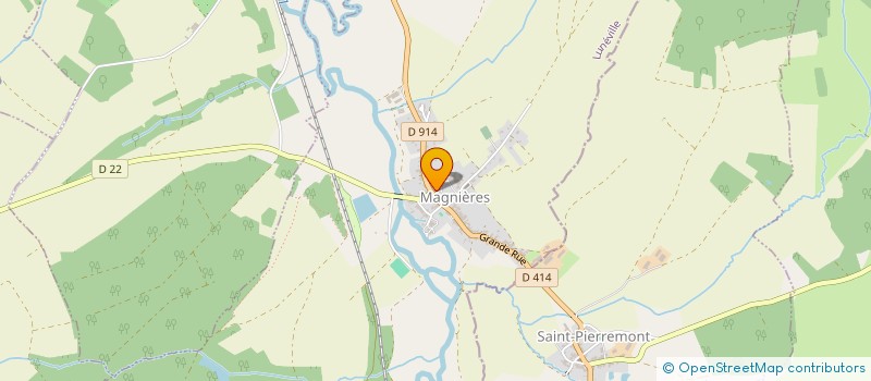 localisation de l'entreprise ENTREPRISE COSTE SARL  MAGNIERES