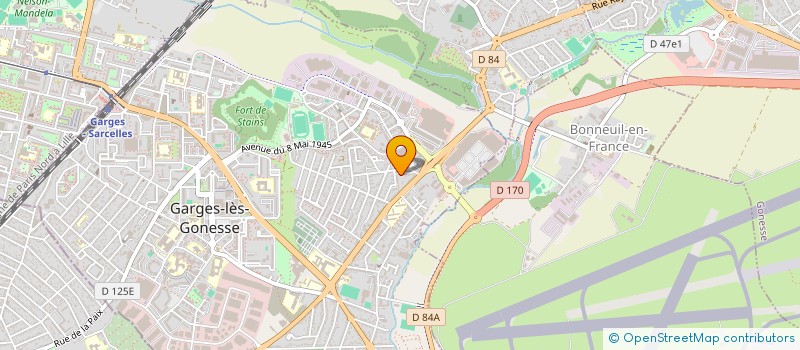 localisation de l'entreprise ENTREPRISE COTTIN JM  GARGES-LES-GONESSE