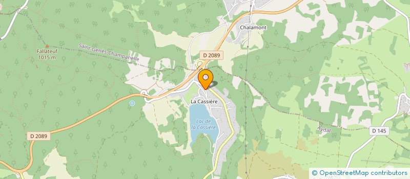 localisation de l'entreprise ENTREPRISE COUPRIE  AYDAT