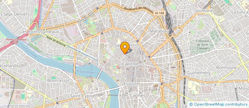 localisation de l'entreprise ENTREPRISE COURREGE à TOULOUSE