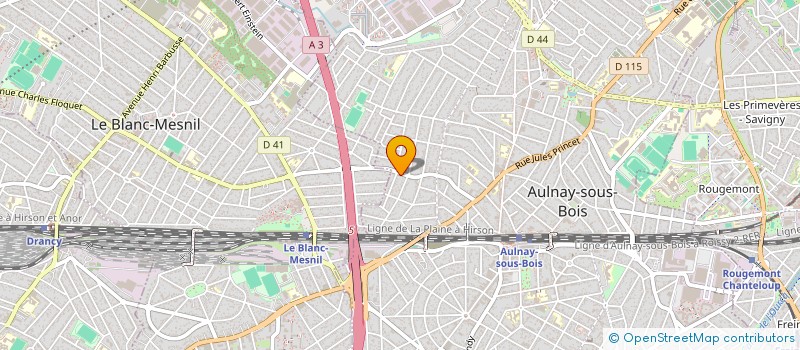 localisation de l'entreprise ENTREPRISE COURTOIS à AULNAY-SOUS-BOIS