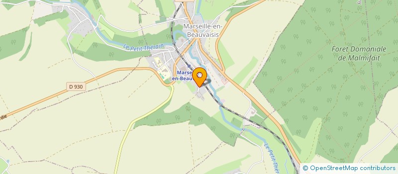 localisation de l'entreprise ENTREPRISE COURTOIS  MARSEILLE EN BEAUVAISIS