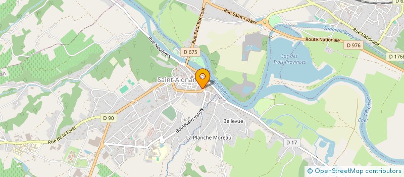 localisation de l'entreprise ENTREPRISE COUTANT à SAINT-AIGNAN
