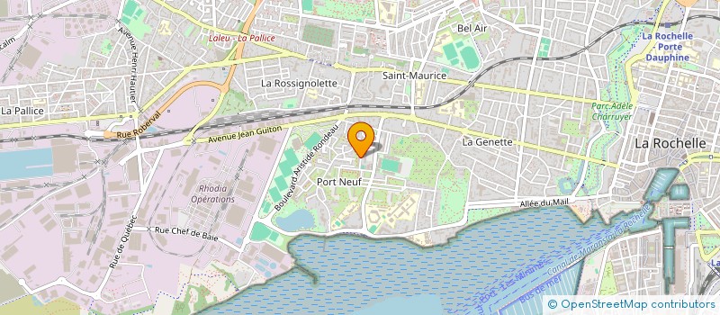 localisation de l'entreprise ENTREPRISE COUVERTURE ZINGUERIE ET PETITS TRAVAUX  LA ROCHELLE