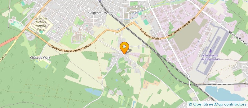 localisation de l'entreprise ENTREPRISE CREPIS D'ALSACE  HAGUENAU