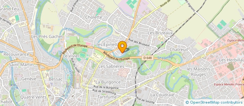 localisation de l'entreprise ENTREPRISE CTRE OUEST DE TRAVAUX PUBLICS à NIORT