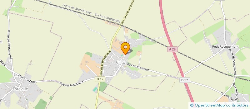 localisation de l'entreprise ENTREPRISE CUMONT à CRITOT