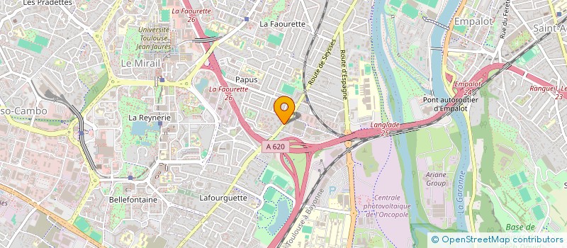 localisation de l'entreprise ENTREPRISE CYRILLE YAKORO  TOULOUSE