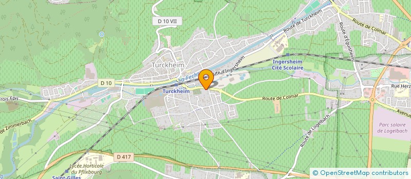 localisation de l'entreprise ENTREPRISE CZEKAI SARL à TURCKHEIM
