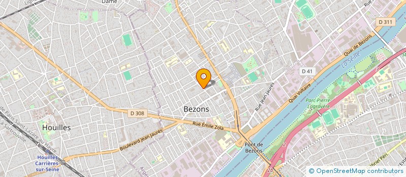 localisation de l'entreprise ENTREPRISE D'AMENAGEMENT INTERIEUR à BEZONS