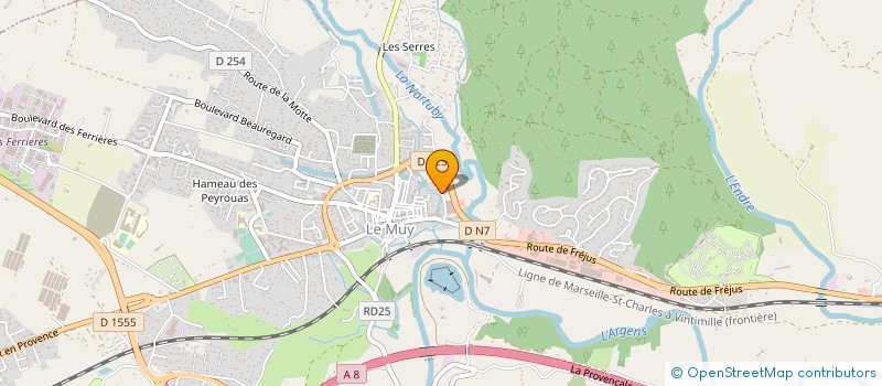 localisation de l'entreprise ENTREPRISE D ELECTRICITE BRENGUIER  LE MUY