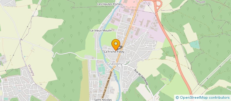 localisation de l'entreprise ENTREPRISE D'ELECTRICITE CHRISTIAN HUAN à GRAVIGNY