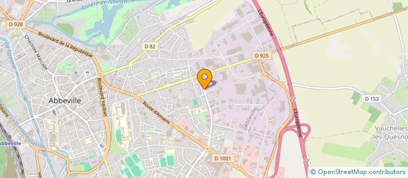 localisation de l'entreprise ENTREPRISE D'ELECTRICITE DE PICARDIE à ABBEVILLE