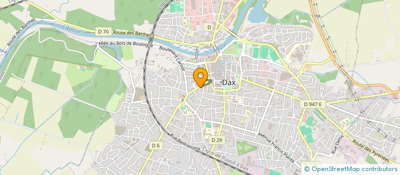 localisation de l'entreprise ENTREPRISE D ELECTRICITE DE TELECOMMUNICATION ET D INFORMATIQUE à DAX