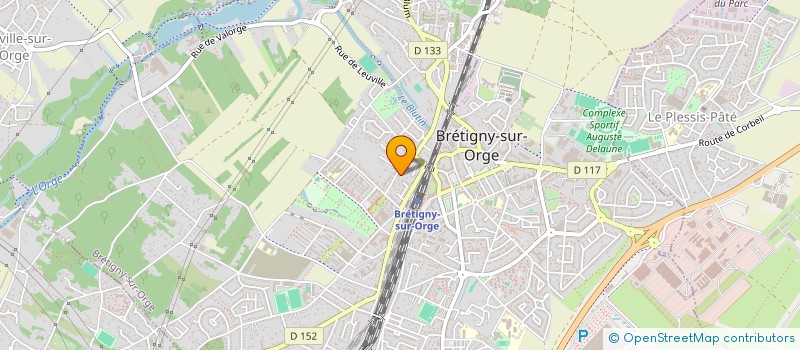 localisation de l'entreprise ENTREPRISE D ENTRETIEN ET DE NETTOYAGE à BRETIGNY-SUR-ORGE
