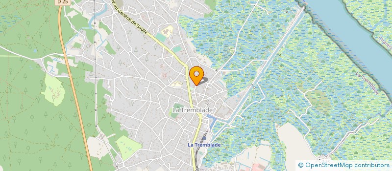 localisation de l'entreprise ENTREPRISE D'INGENIERIE FRANCK BOURSIER  LA TREMBLADE