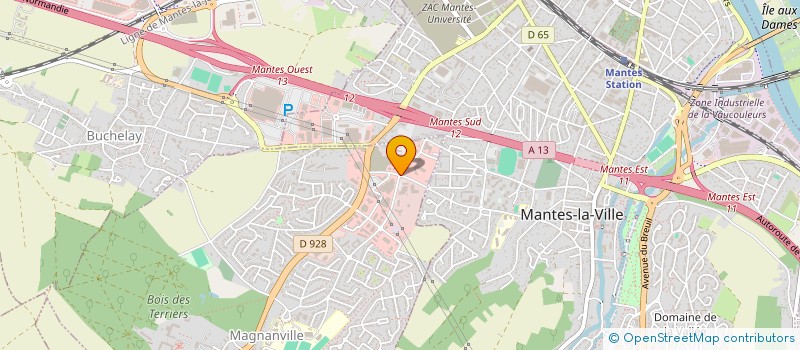 localisation de l'entreprise ENTREPRISE D'INSERTION  MAGNANVILLE