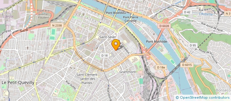 localisation de l'entreprise ENTREPRISE D'INSERTION PAR L'INTERIM à ROUEN