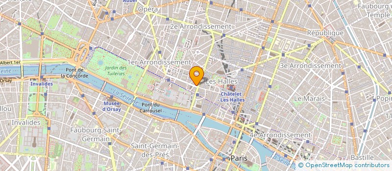 localisation de l'entreprise ENTREPRISE D.LEFIEVRE à PARIS