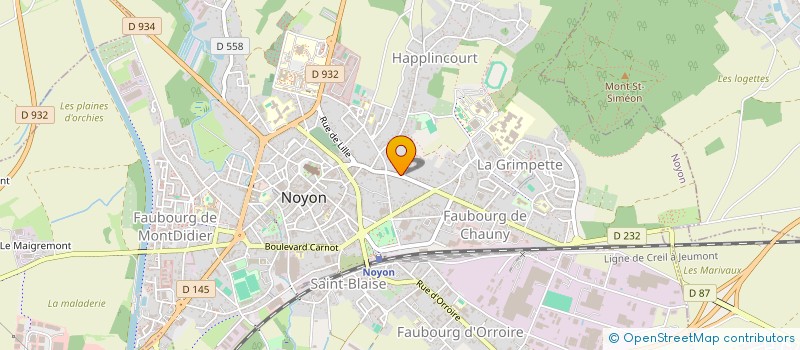 localisation de l'entreprise ENTREPRISE DA FONSECA à NOYON