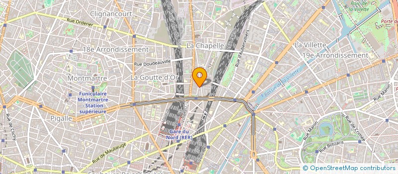 localisation de l'entreprise ENTREPRISE DA SILVA  PARIS