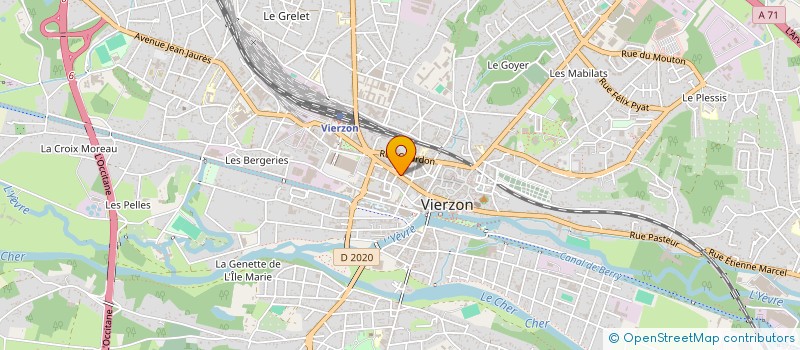 localisation de l'entreprise ENTREPRISE DA SILVA JOSE  VIERZON