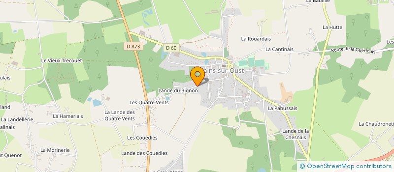 localisation de l'entreprise ENTREPRISE DAGNAUD à BAINS-SUR-OUST