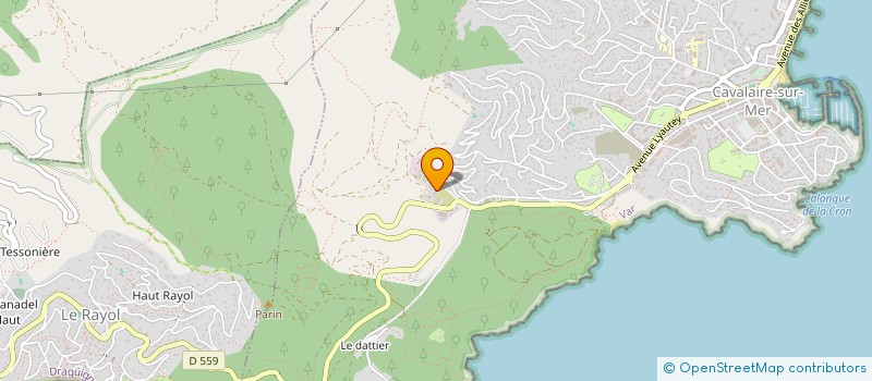 localisation de l'entreprise ENTREPRISE DALL ERTA SARL à CAVALAIRE-SUR-MER