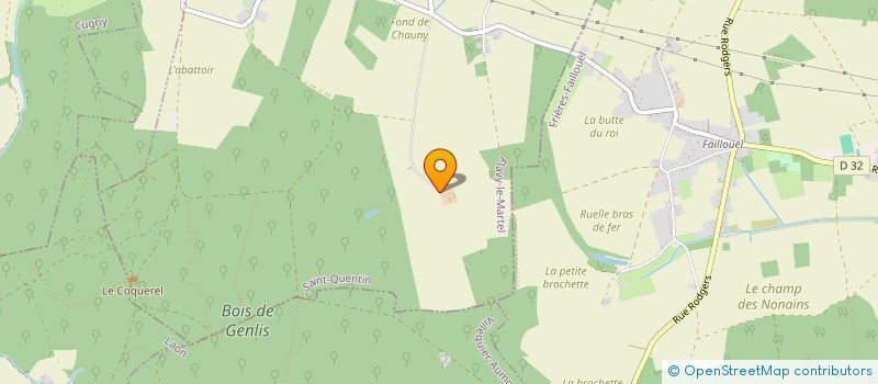 localisation de l'entreprise ENTREPRISE DANIEL ALVES à FLAVY LE MARTEL