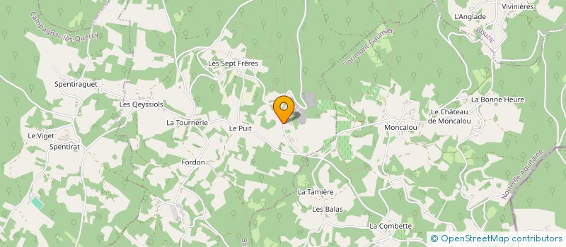 localisation de l'entreprise ENTREPRISE DANIEL GARRIGOU  VEYRINES-DE-DOMME