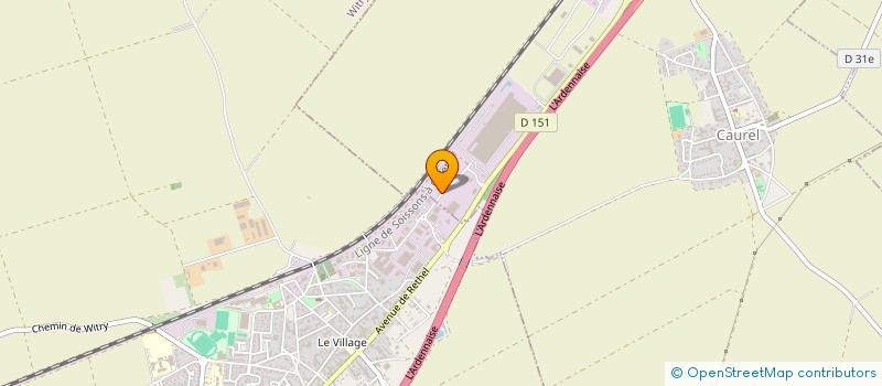 localisation de l'entreprise ENTREPRISE DANIEL SCHULER  CAUREL