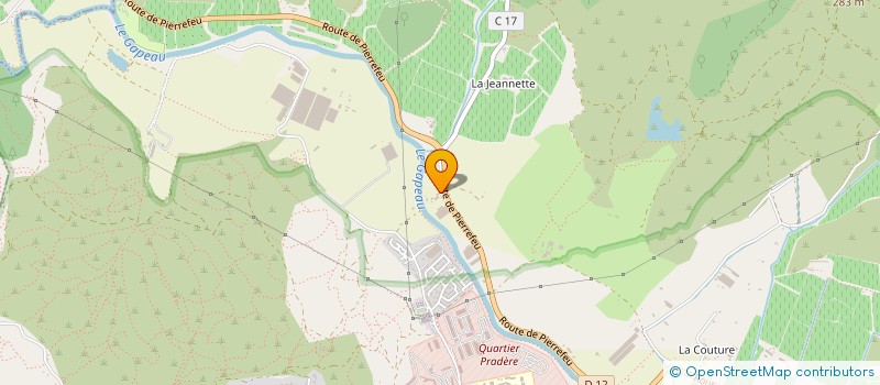 localisation de l'entreprise ENTREPRISE DANIELE  HYERES