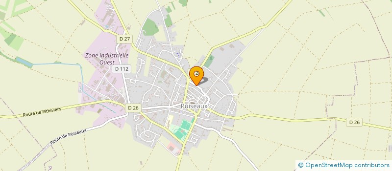 localisation de l'entreprise ENTREPRISE DANY LOURENCO DITE EDL à PUISEAUX
