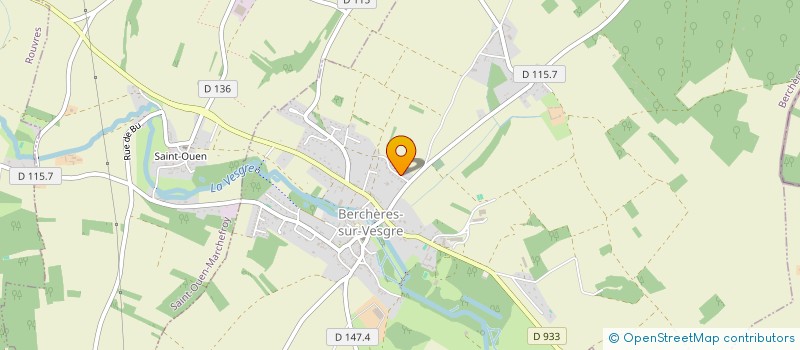 localisation de l'entreprise ENTREPRISE DAOUZE STEPHANE à BERCHERES-SUR-VESGRE