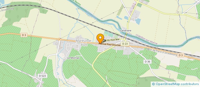 localisation de l'entreprise ENTREPRISE DAST  MAREUIL-LE-PORT